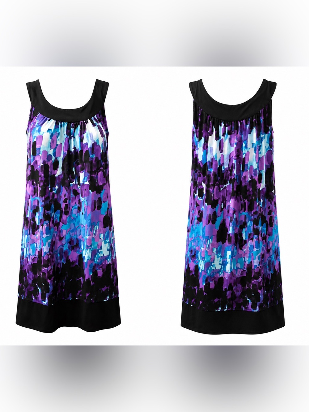 🛥️ Ronnie Nicole Abstract Print Sleeveless Shift Dress | SIZE 6